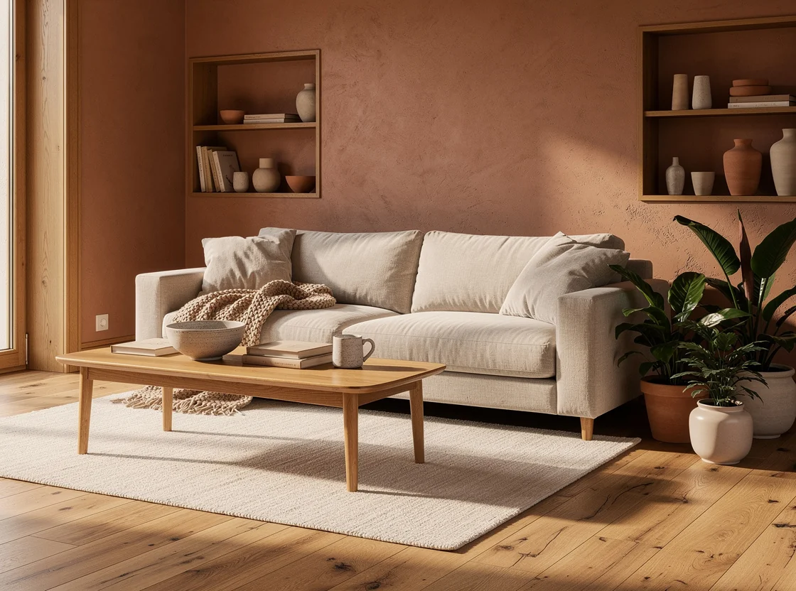 Salon d'une maison rénovée